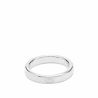 Gucci Women's Jewellery Tag Ring 4mm in Silver
