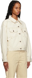 Levi's Off-White Baby Denim Jacket