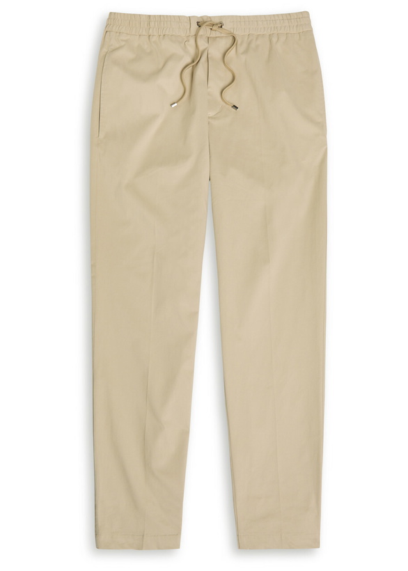 Photo: Moncler Stretch-cotton Sweat Trousers Beige