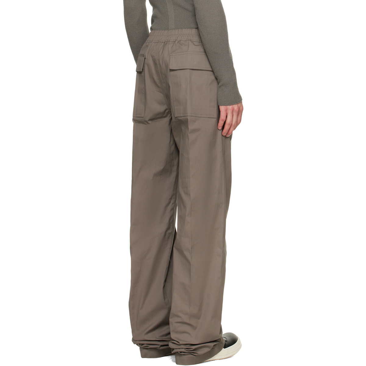 Rick Owens Gray Tower Dietrich Drawstring Trousers