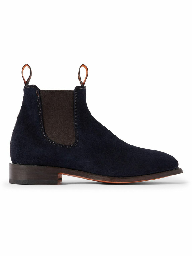 Photo: R.M.Williams - Heritage Suede Chelsea Boots - Blue