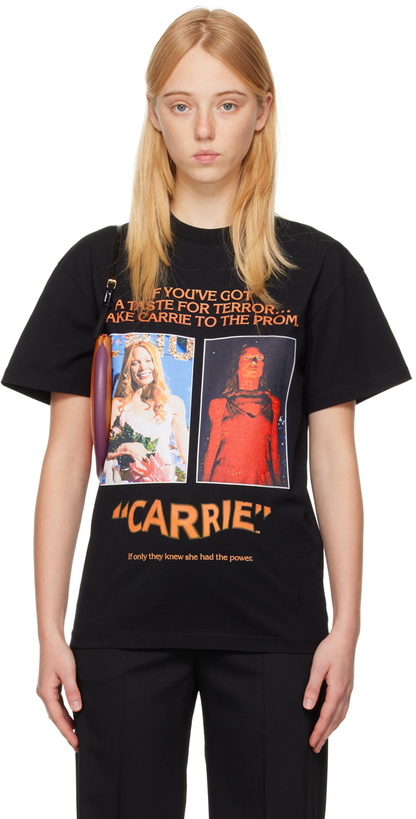 Photo: JW Anderson Black Carrie Poster T-Shirt