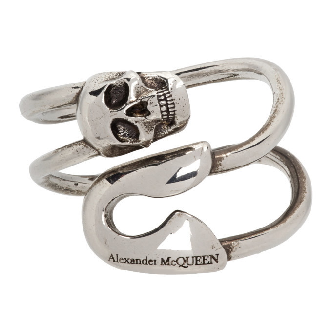 Photo: Alexander McQueen Silver Safety Pin Ring