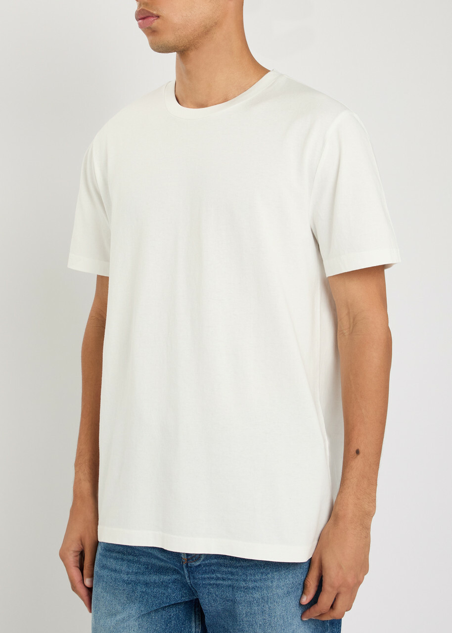 A.P.C. Logo-print Cotton T-shirt White