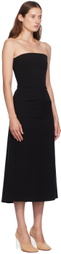 16Arlington Black Noctula Midi Dress