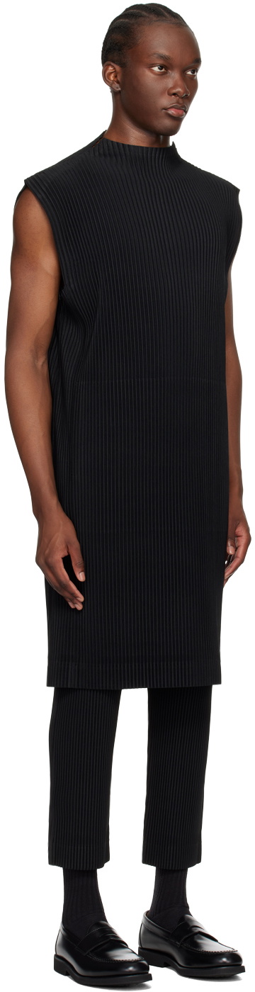 HOMME PLISSÉ ISSEY MIYAKE Black Monthly Color April Tank Top Homme