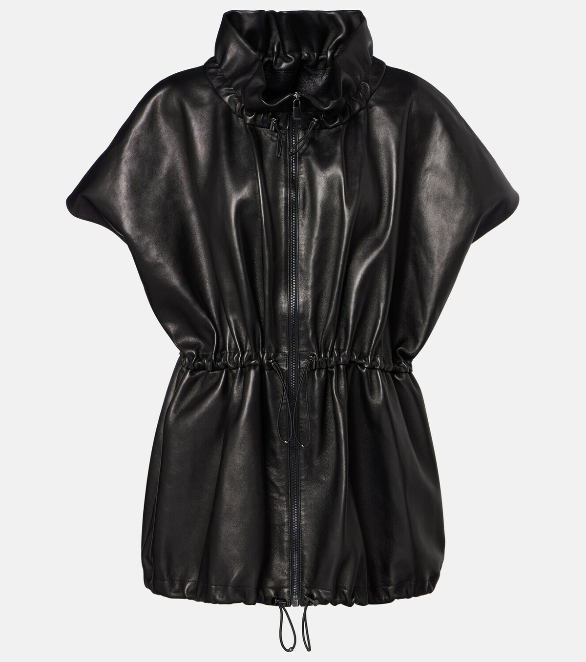 Magda Butrym Peplum leather jacket