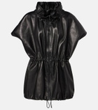 Magda Butrym Peplum leather jacket