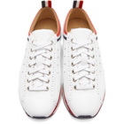 Thom Browne White Rugby Running Shoes Sneakers