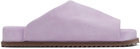 YUME YUME Purple Finn Slider Sandals