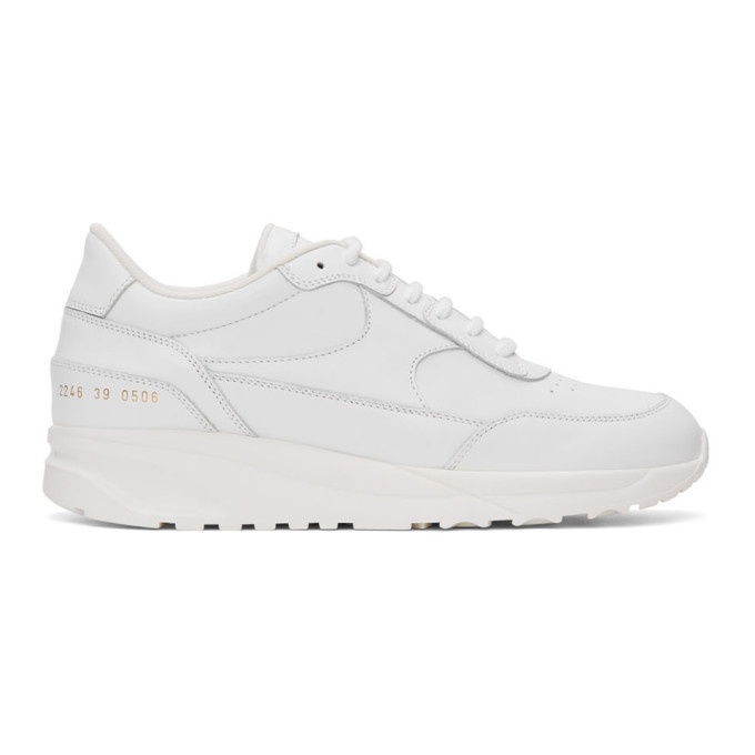 Photo: Common Projects White Track Classic Sneakers