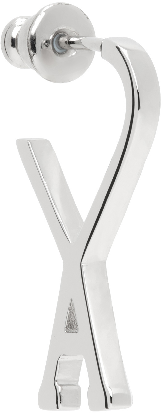 AMI Paris Silver Ami de Coeur Single Earring