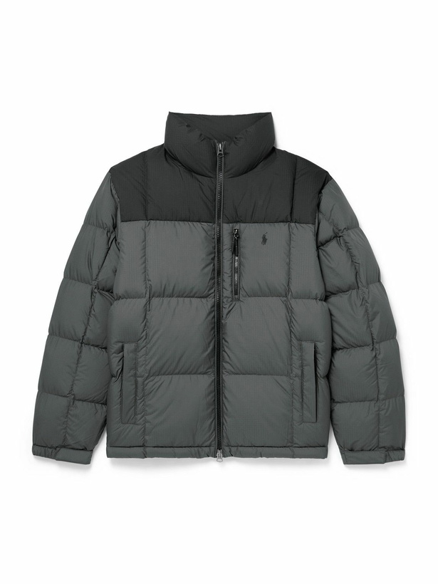 Photo: Polo Ralph Lauren - Gorham Quilted Ripstop Down Jacket - Black