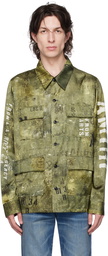 AMIRI Green Graphic Jacket