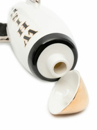 Jonathan Adler White Whiskey Rocket Porcelain Decanter