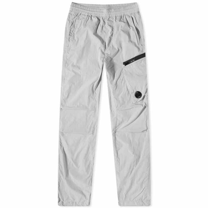 Photo: C.P. Company Men's Chrome R Lens Pocket Track Pant in Flint Grey