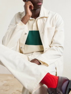 Drake's - Stripe Cotton-Jersey Polo Shirt - Neutrals