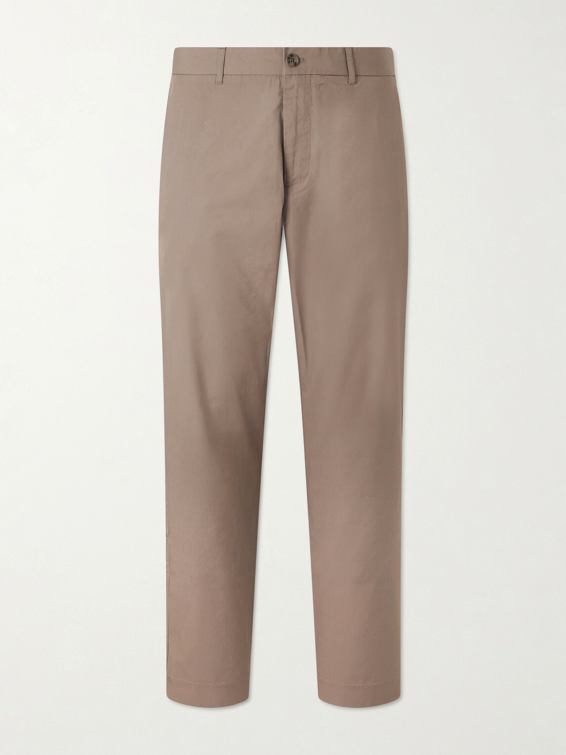 NN07 - Brendan 10042 Straight-Leg Organic Cotton-Blend Chinos - Brown