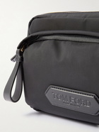 TOM FORD - Leather-Trimmed Nylon Messenger Bag