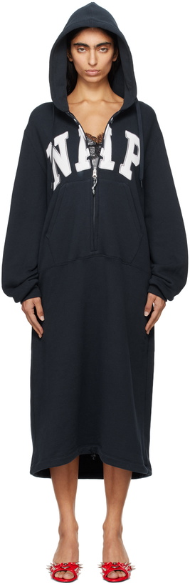Photo: doublet Navy 'Power Nap' Hoodie