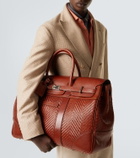 Brunello Cucinelli Country leather tote bag