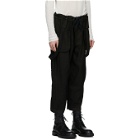 Ziggy Chen Black Suspender Trousers