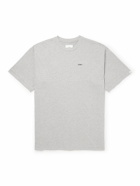 WTAPS - Logo-Embroidered Cotton-Jersey T-Shirt - Gray