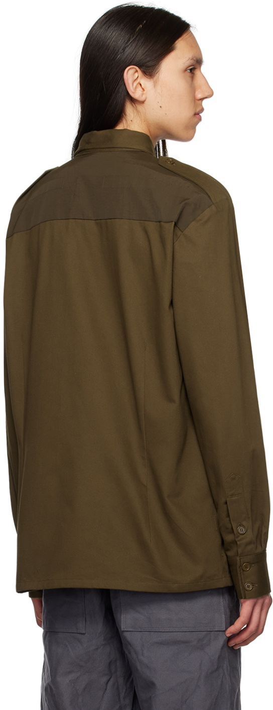 BRYAN JIMENÈZ SSENSE Exclusive Brown Shirt