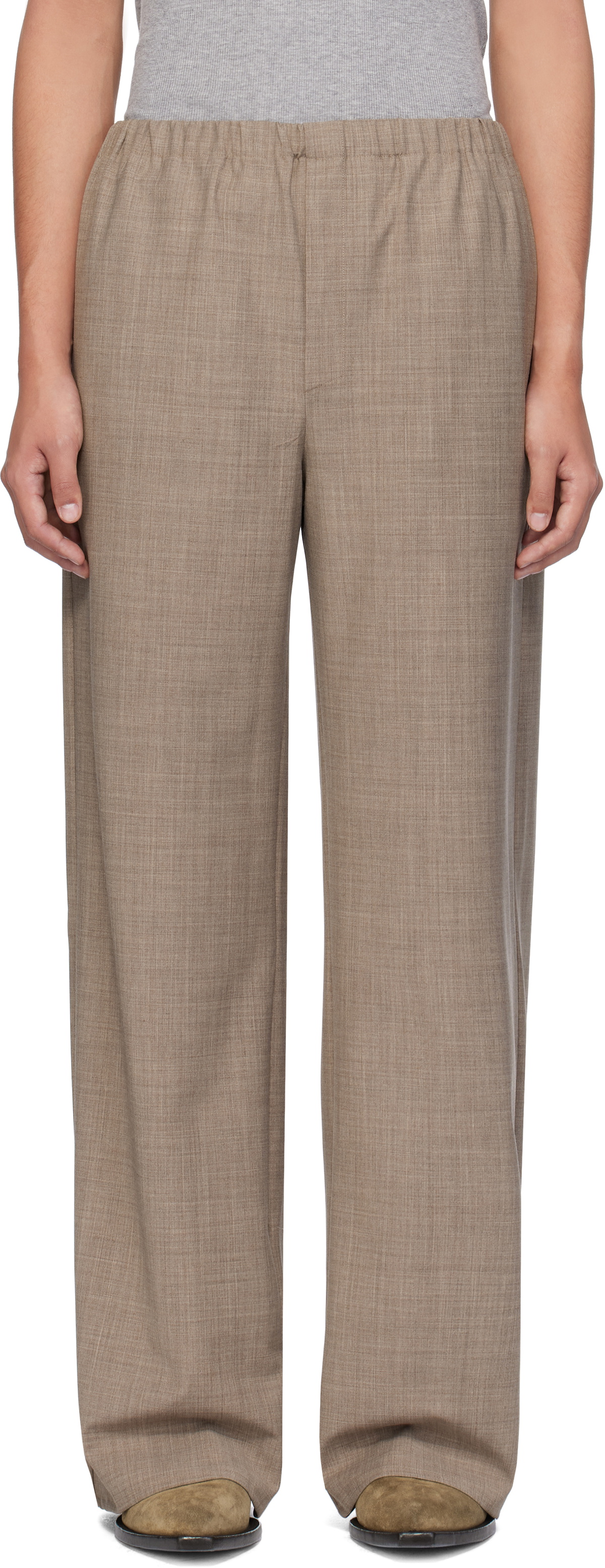 Ludovic de Saint Sernin Beige Boxer Trousers