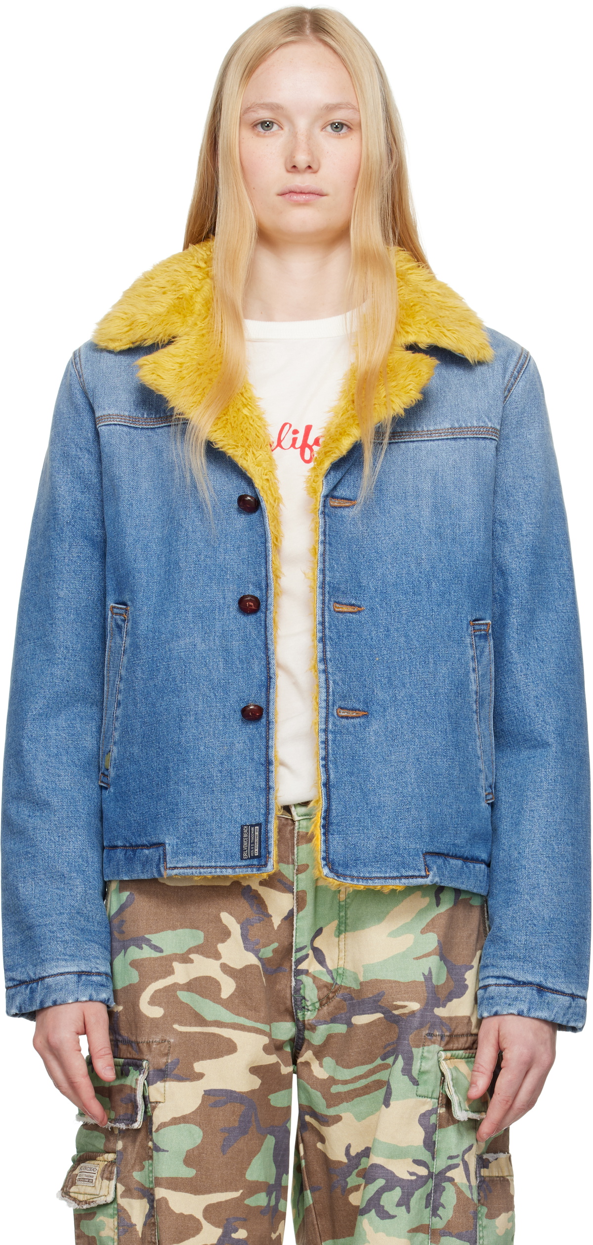 ERL Blue Venice Denim Jacket