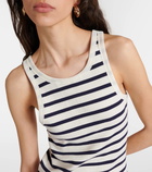 Nili Lotan Striped cotton tank top