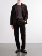 Sunspel - Cotton-Blend Corduroy Blazer - Brown