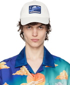 Casablanca Off-White Greek Temple Cap