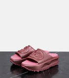 Gucci - GG metallic platform slides