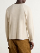 Corridor - Thermal Waffle-Knit Cotton T-Shirt - Neutrals