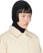 Ernest W. Baker Black Rib Trim Balaclava