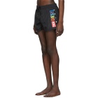 Diesel Black Sandy Rainbow Swim Shorts