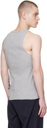 Commission SSENSE Exclusive Gray Double Tank Top