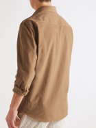 Ermenegildo Zegna - Cotton-Corduroy Shirt - Brown