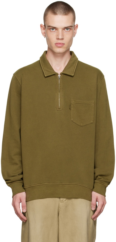 Photo: YMC Green Sugden Sweatshirt