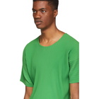 Homme Plisse Issey Miyake Green Pleated T-Shirt