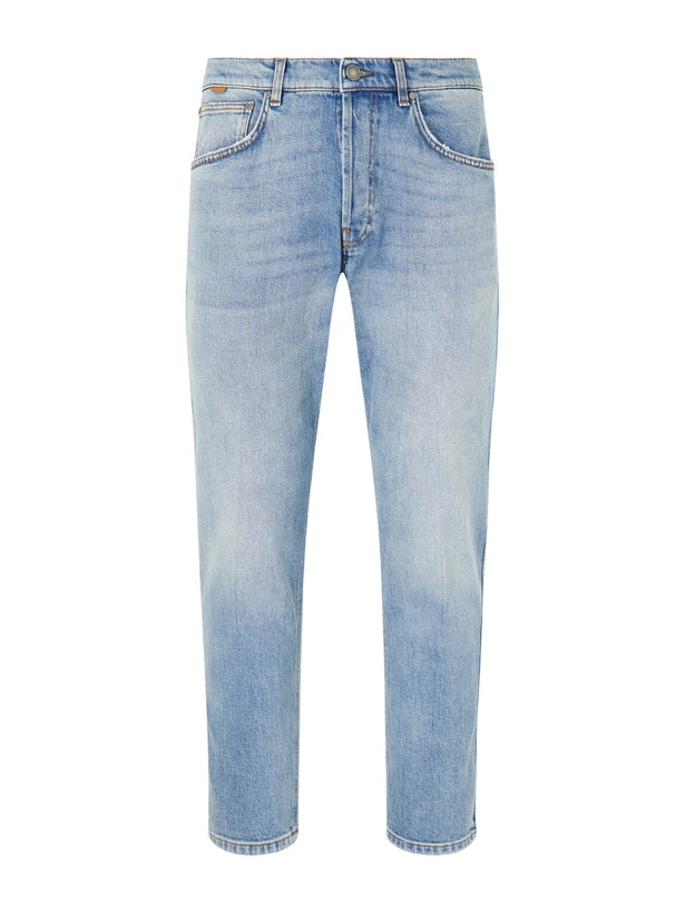 Photo: Lardini - Straight-Leg Washed Jeans - Blue