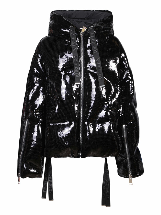 Photo: Khrisjoy Scale Sequins Black Down Jacket