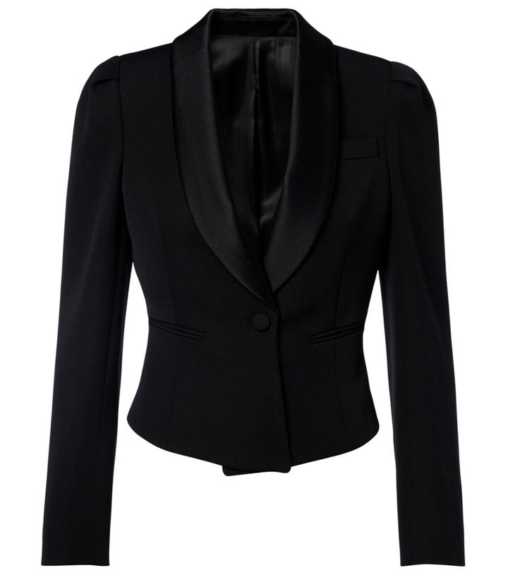 Photo: McQueen Cropped wool blazer