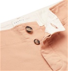 Sandro - Slim-Fit Washed Cotton-Blend Chinos - Pink