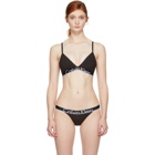 Calvin Klein Underwear Black Unlined Triangle Bra