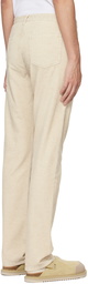 A.P.C. Off-White Standard Trousers