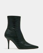 Steve Madden Heleena Booties in Green Exotic