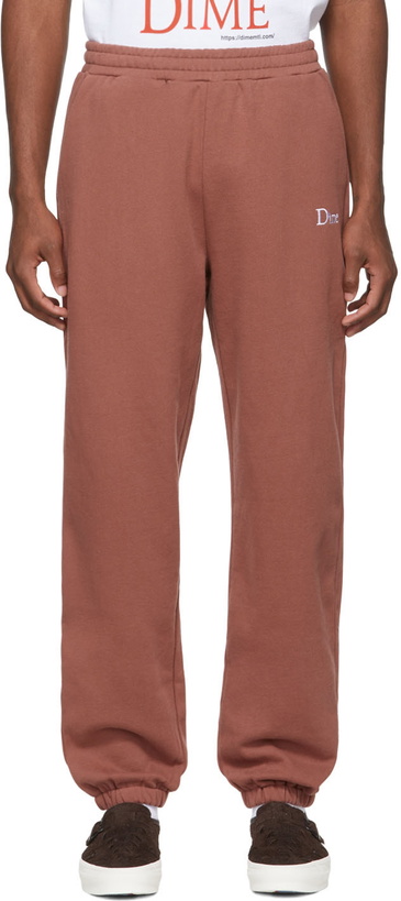 Photo: Dime Red Cotton Lounge Pants