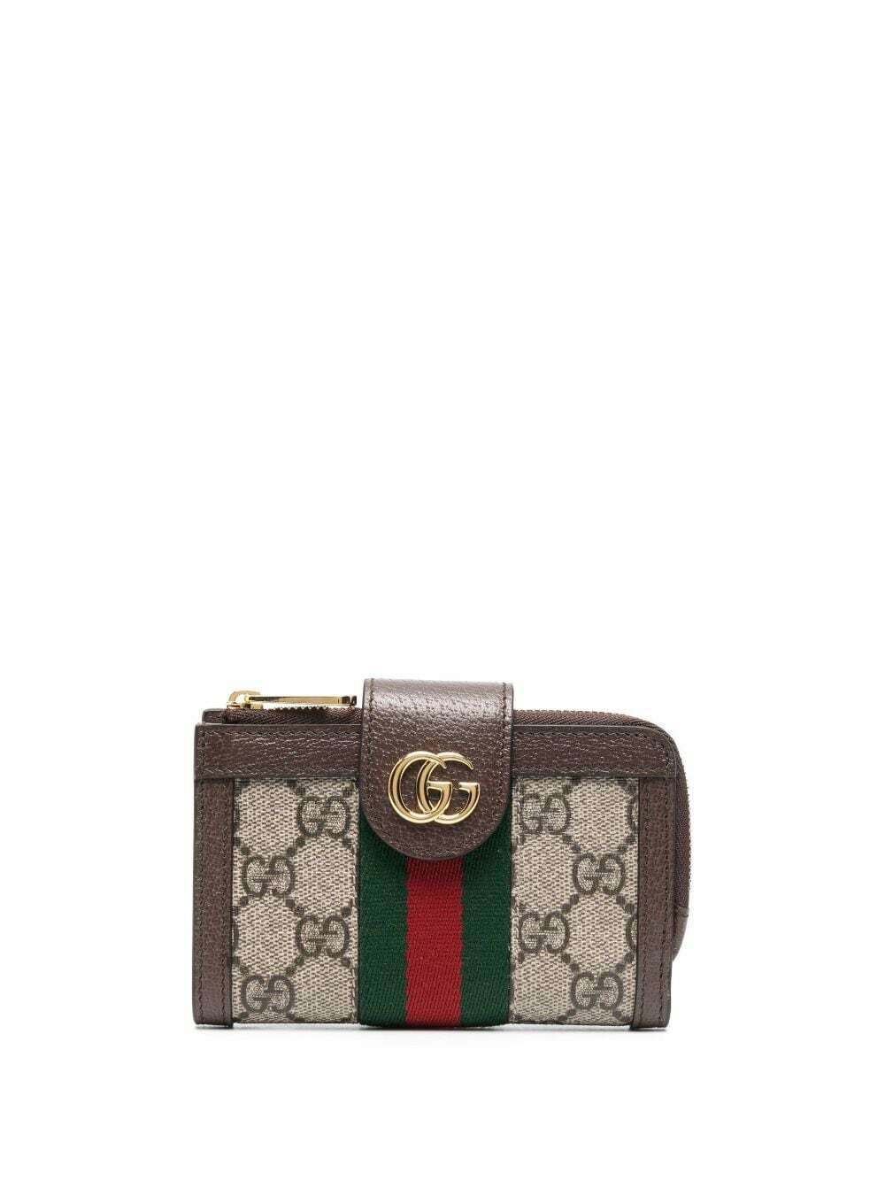 GUCCI - Ophidia Leather Credit Card Case Gucci